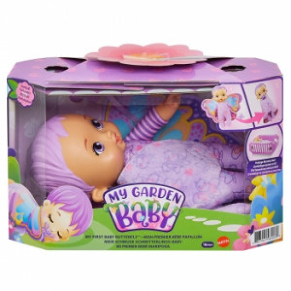 HBH39 Papusa Bebelus "My Garden Baby" Aripi Violete