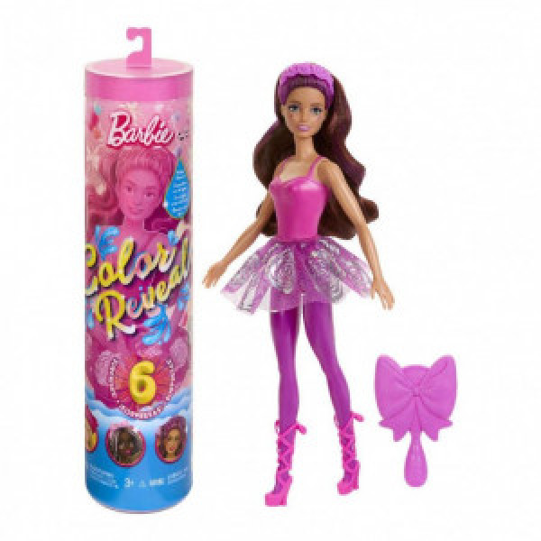 HRK17 Papusa Barbie Color Reveal, seria Balerina (as.)