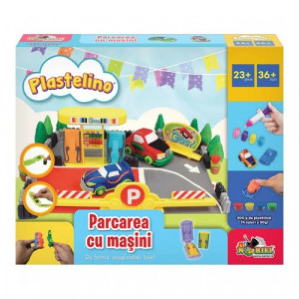 INT3480 Plastelino Set joaca Curse de masini