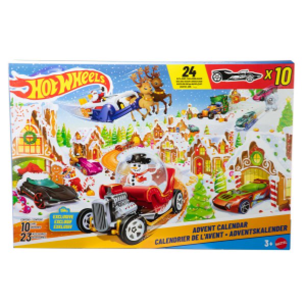 JCB47 Calendarul Advent Hot Wheels 2025, scara 1:64 