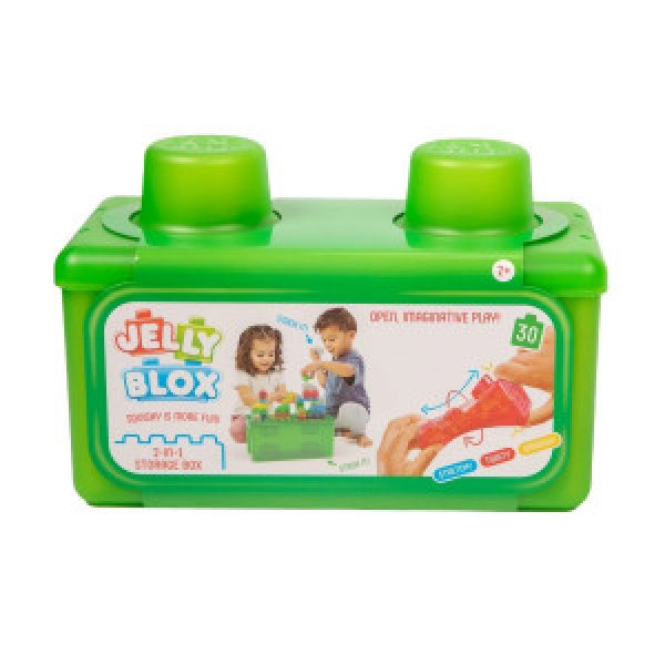 Jelly Blox - Construieste si joaca-te, cutie depozitare, 30 piese 931693
