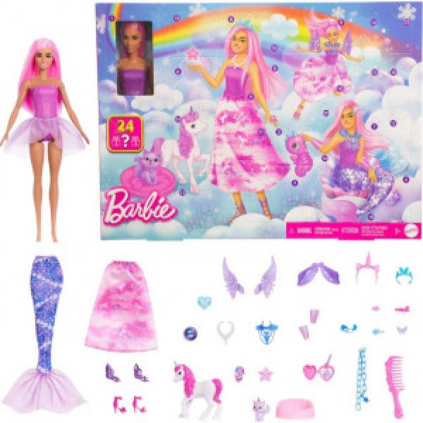 JFL66 Calendarul Advent Barbie Lumea magica