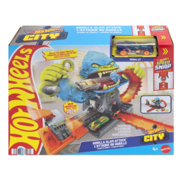 JHL92 Set Hot Wheels City Atacul Gorilei