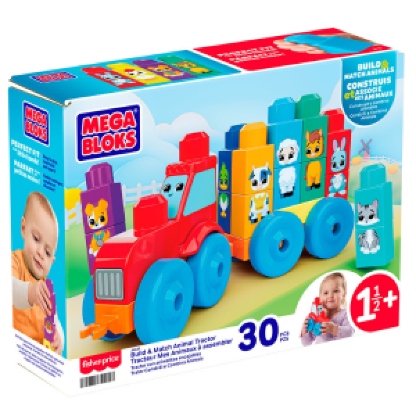 JKG33 Constructor educativ Tractor cu animale