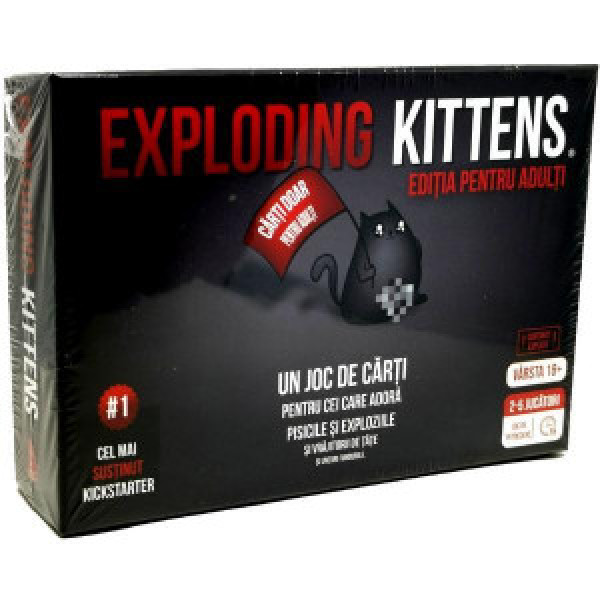 Joc de societate EXPLODING KITTENS NSFW pentru Adulti EKIEK02RO