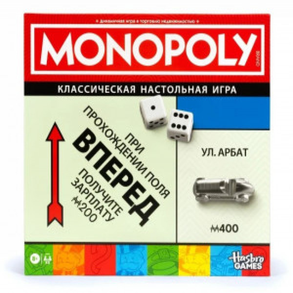 Joc de societate Monopoly HAS MON Classic Refresh RUS G0009RUS