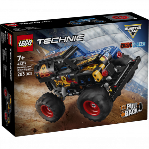 Lego 42219 MONSTER JAM™ GRAVE DIGGER™ FIRE AND ICE