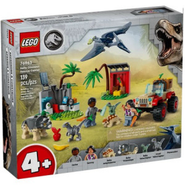 Lego 76963 BABY DINOSAUR RESCUE CENTER JURASSIC WORLD