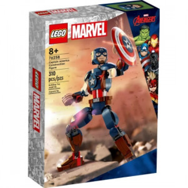 Lego 76258 CAPTAIN AMERICA CONSTRUCTION FIGURE SUPER HEROES