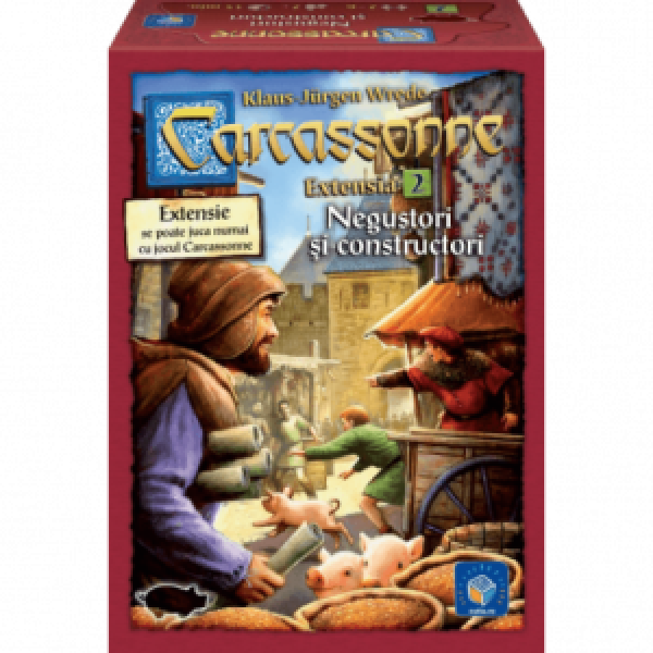 Joc CARCASSONNE extensia 2 - NEGUSTORI SI CONSTRUCTORI LIN0222