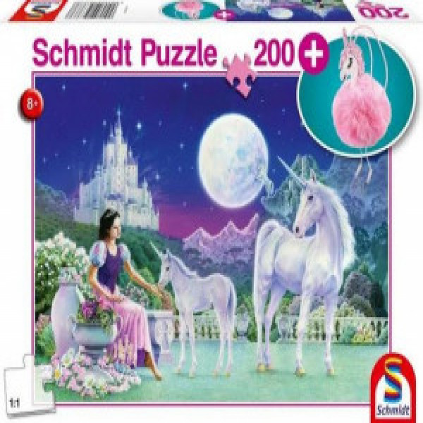 LIN3738 - Puzzle 200, UNICORN (PLUSH KEY RING)