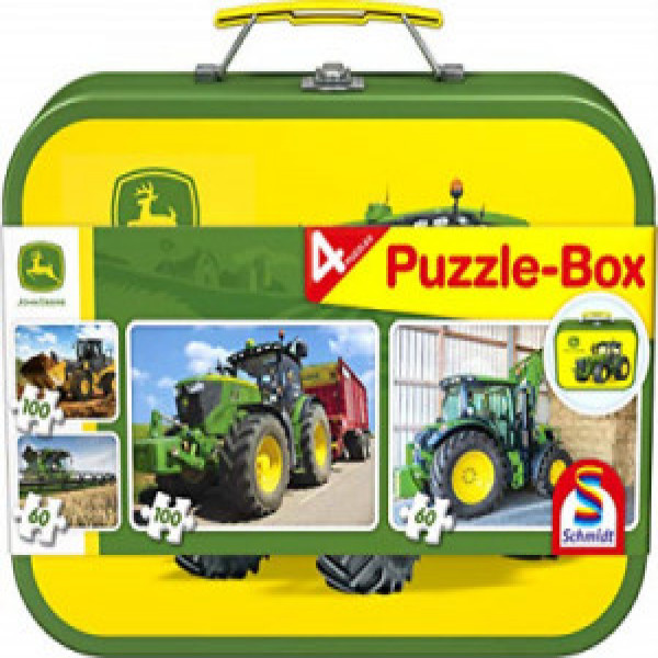 LIN4971 - Puzzle 2X60, 2X100, JOHN DEERE, PUZZLE BOX