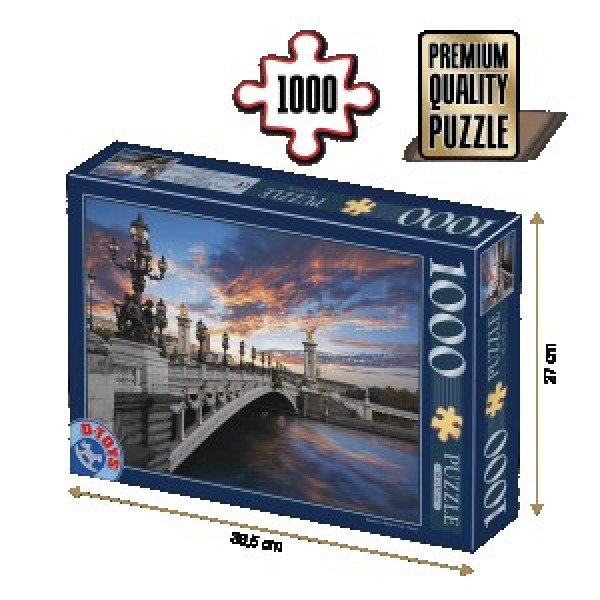Puzzle 1000 Landscapes 62154EC17 Podul Alexandru al III-lea