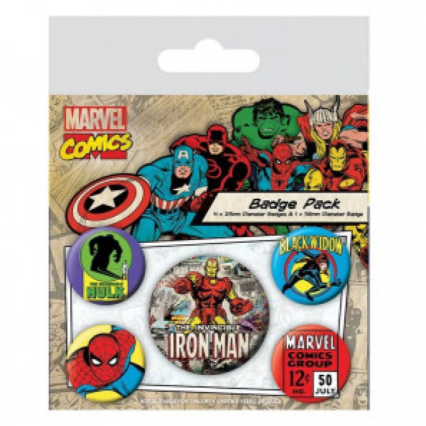 Pyramid BP80449 Marvel comics (Iron man) Set insigne