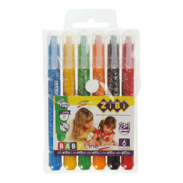 Pastel Oil (Silky Twister), 6Pcs pn-ZB.2495