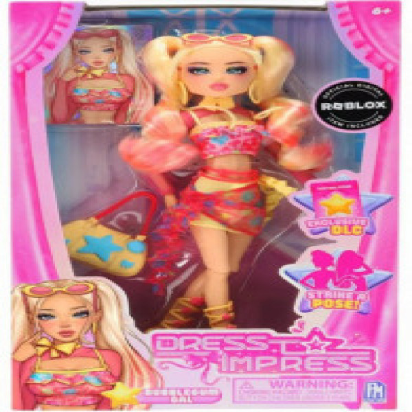 Papusa cu accesorii DTI Fashion doll - Bubble Gum Gal FD4104