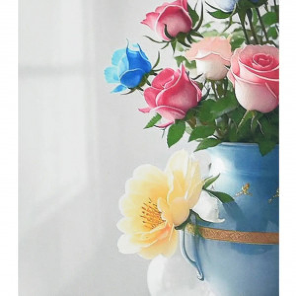 Pictura cu diamante (SK88237) Мозаика лепестков Strateg  40х50 см