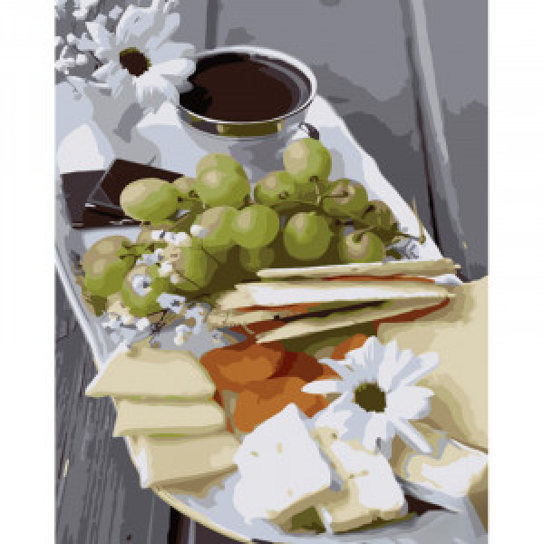 Pictura pe numere (GS1030) Un mic dejun echilibrat 40х50 см