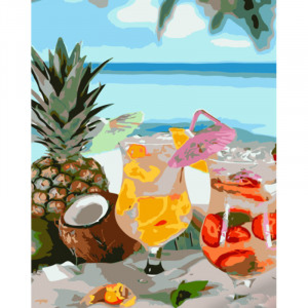 Pictura pe numere (GS1302) Vacanta la mare 40х50 см
