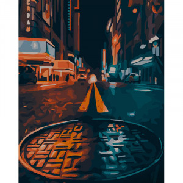 Pictura pe numere (GS806) Strazile din New York 40х50 см
