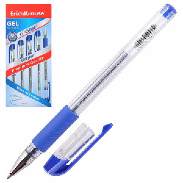 PIX gel 54536 ErichKrause G-Star® StickGrip Classic 0.5, ink color: blue (box 12 pcs.)