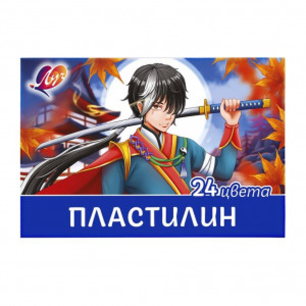 PLASTILINA 24 cul. Anime 480gr. ЛУЧ baieti