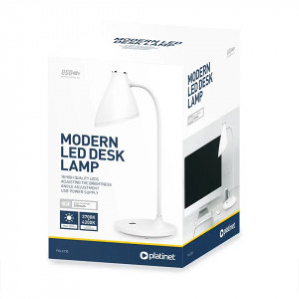 LAMPA Platinet PDL6730 Rechargeable Desk Vintage 2400Mah 5W White [45239]