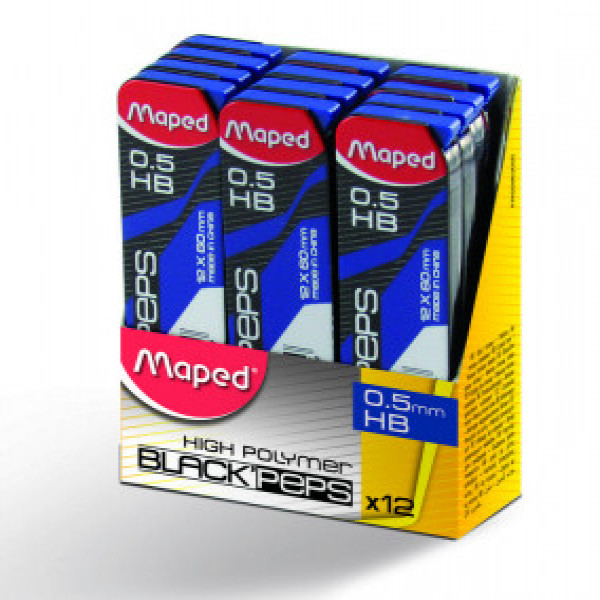Rezerva creion mecanic MAPED HB 0.5mm_559630