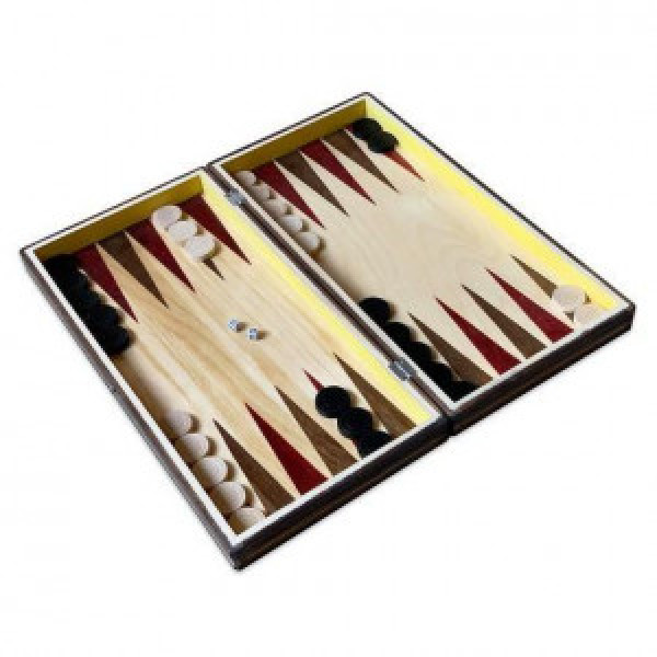 SAH2701 - Sah si table, 27x27 alb-negru