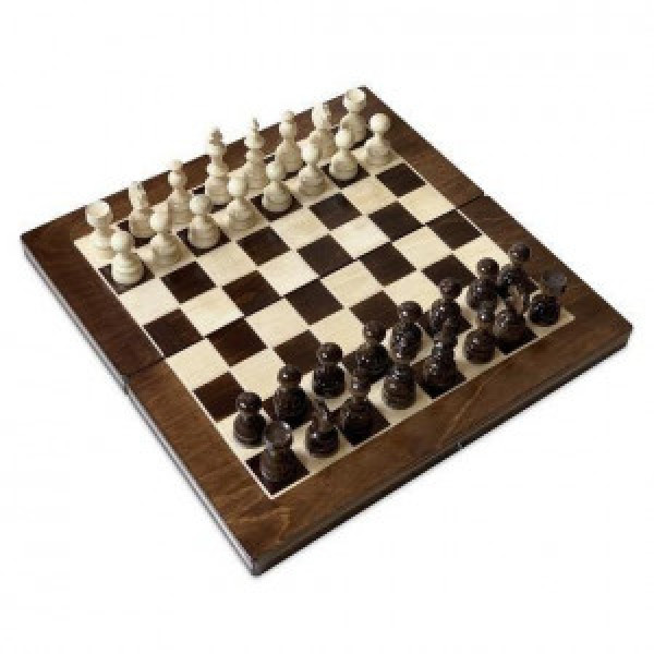 SAH5102 - Sah si table, 51x51 alb-maro