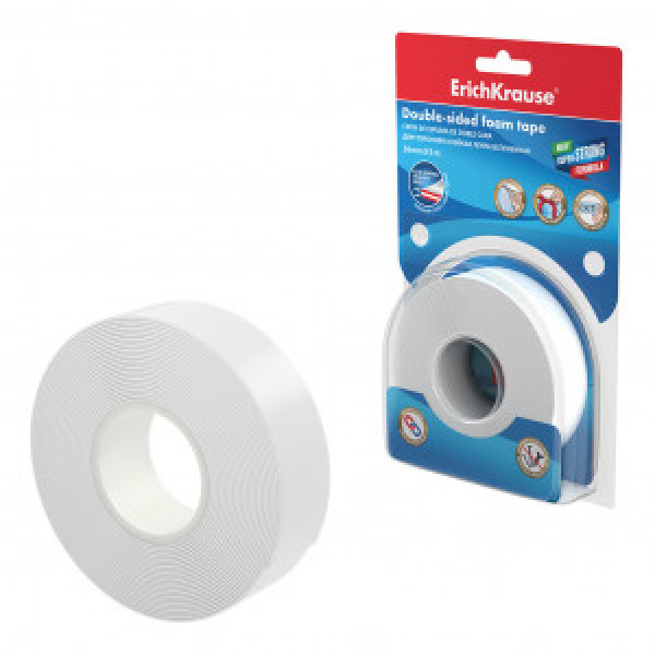 Scoci-dublu 58745 ErichKrause, white, 1mmx24mmx5m (blister 1 pcs)