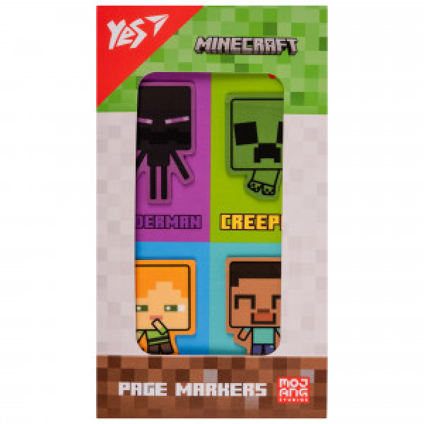 Semne de carte notite plastic Yes Minecraft  170418