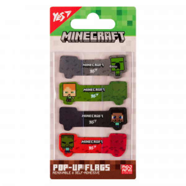 Semne de carte plastic Yes Minecraft 80 pcs  170427