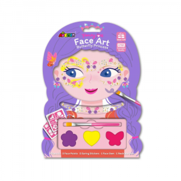Set creativ AVE Face art Butterfly Princess CDU TS248265