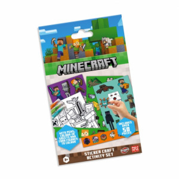 Set creativ, imagini de colorat Minecraft CDU MC85758