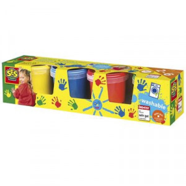 Set creatie vopsea ECO pentru copii 4 cul 00305