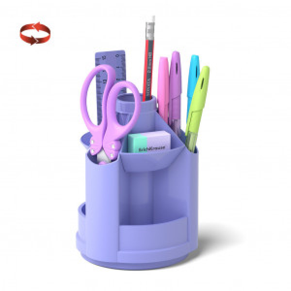 Set de birou 53232 ErichKrause Mini Desk, Pastel, violet