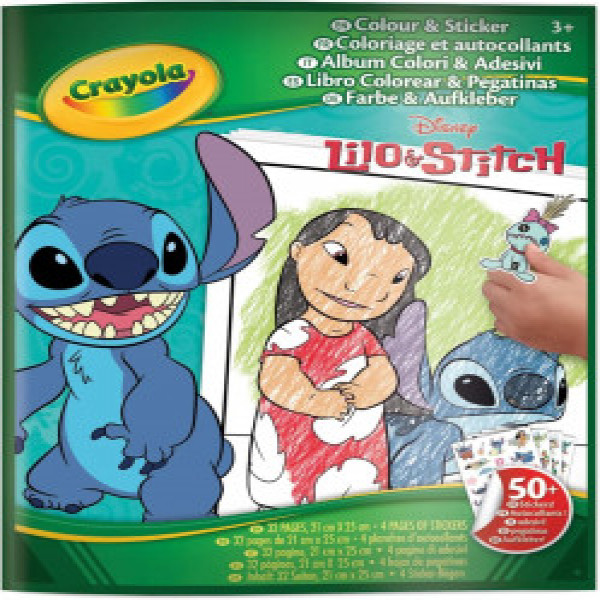 Set de Colorat &amp; Sticker Book Lilo&amp;Stitch CR 04-0900G
