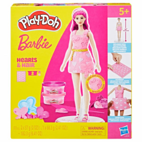 Set de joaca Play-Doh HAS PD BARBIE Hearts And Hair G1357