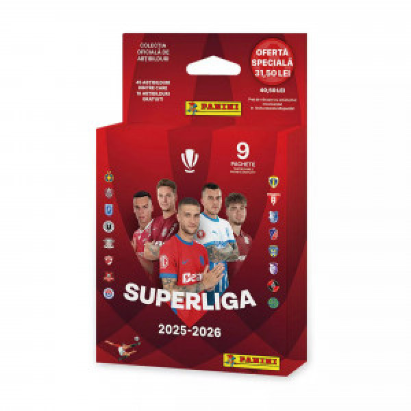 Set de stickere - Panini Superliga Romaniei - Ecoblister (30)