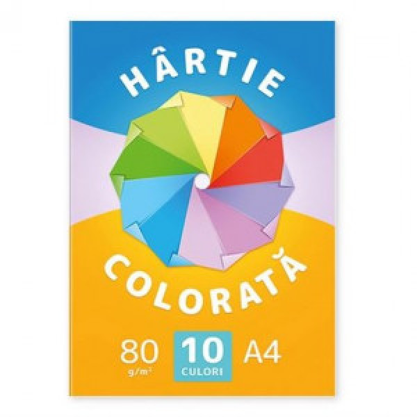 Set HIRTIE colorata 10 cul. IQ A4 (10)