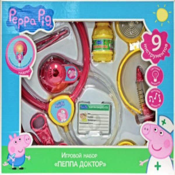 Set-joc p/u doctor  Пеппа доктор 9 piese