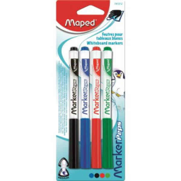 Set markator p-u tabla MAPED Classic 4 cul blister_741312