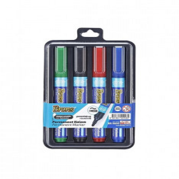 Set markere perm. 4 cul. (virf rotund) BR 30073_9600 (12)