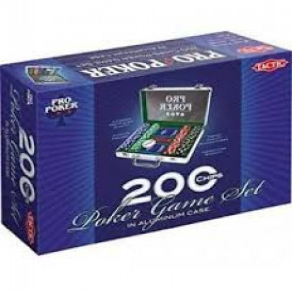 Set Poker Pro 200 TAC 03090 Servieta metalica