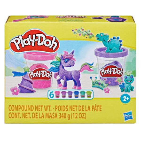 Set Play Doh Compound Sparkle collection, 6 pcs F9932 HAS