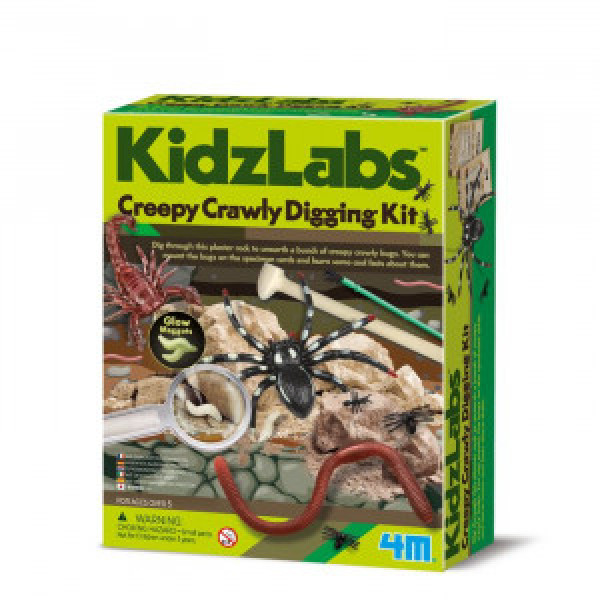 Set pu experimente - 4M Creepy Crawly Digging Kit 00-03397