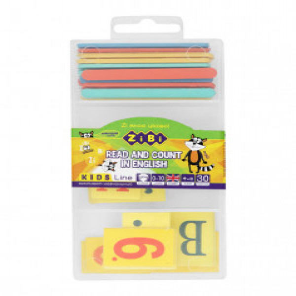 Set Scolar Citim si numaram in Engleza, Kids Line ZB.4924