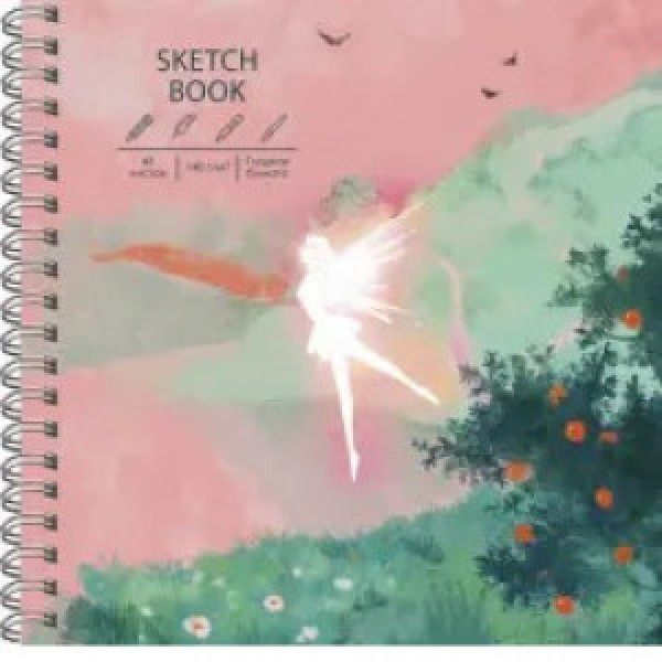 Sketchbook 40f 195x195 ТС405486 Страна грёз spirala