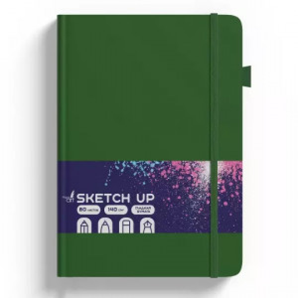 Sketchbook A5 80f СК5805246 SKETCH UP. Лесной vertical